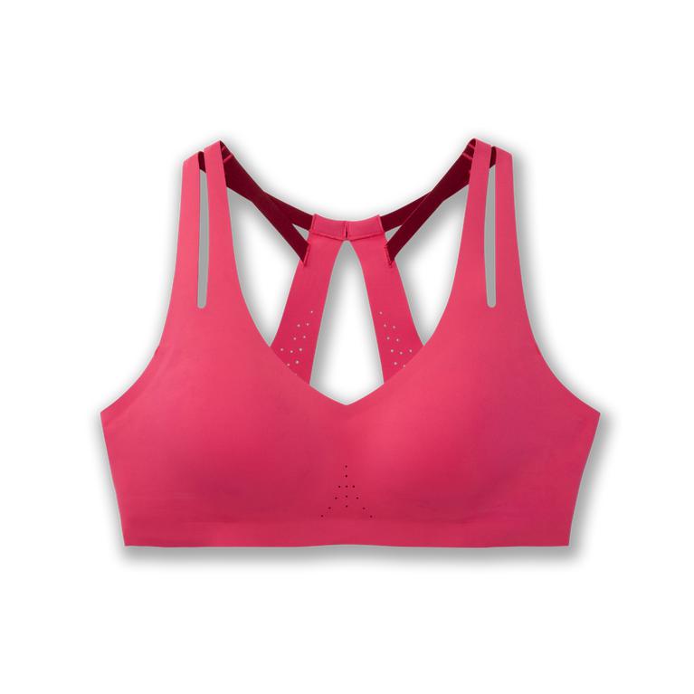 Brooks Dare Strappy - Womens Running Bra - Hot Pink (29018YCRO)